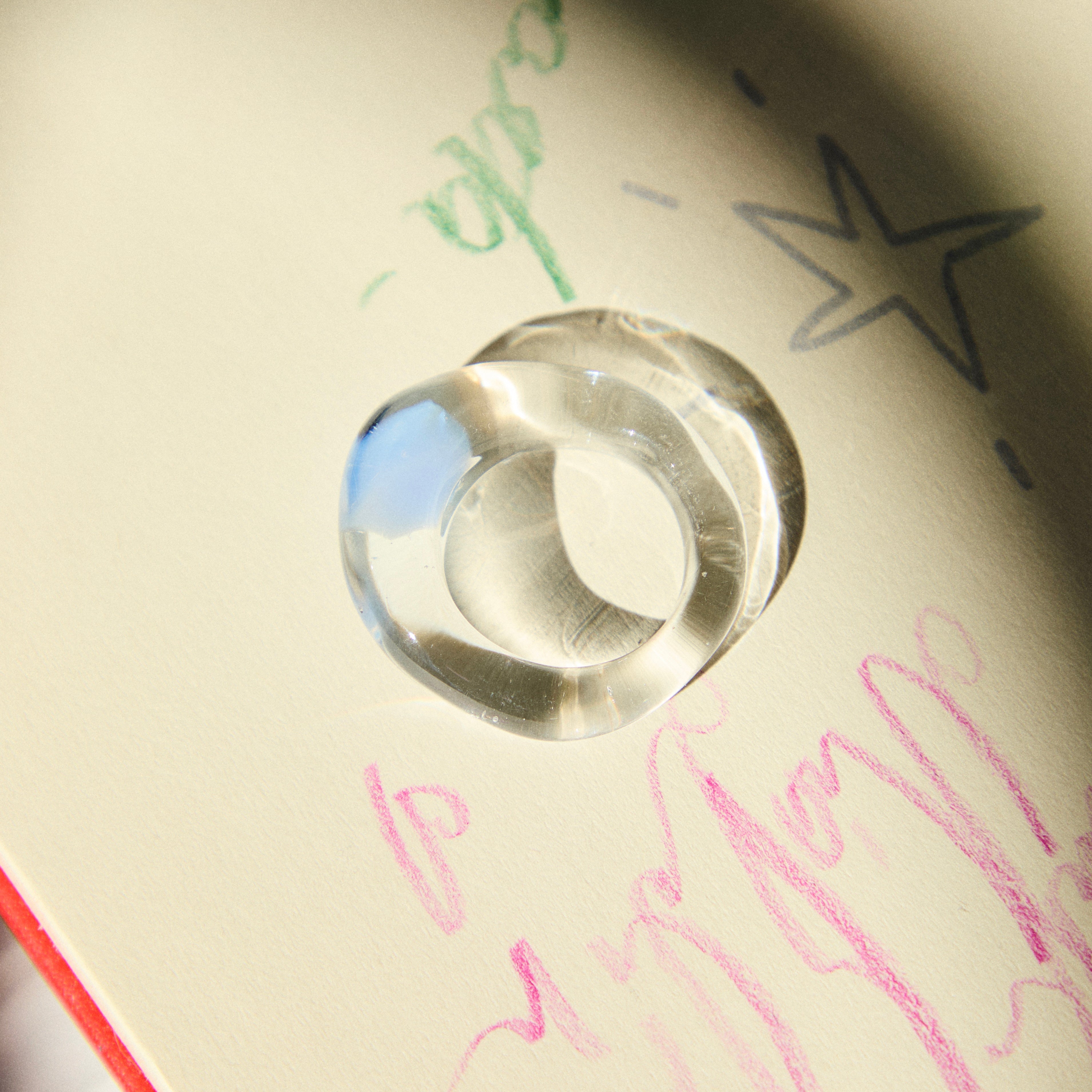 MÍA BERLÍN X GUSI STUDIO | Anillo burbuja azul