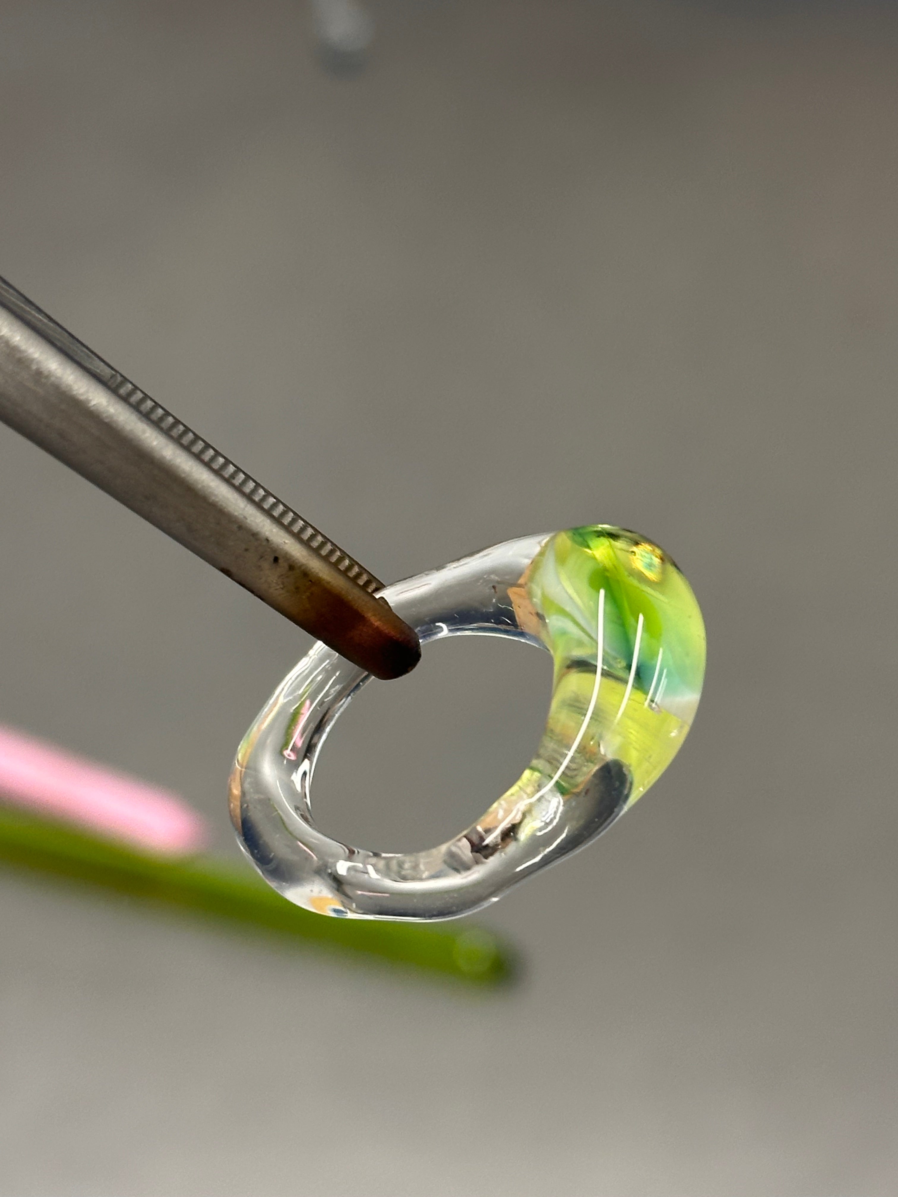 BESTSELLER Anillo burbuja verde