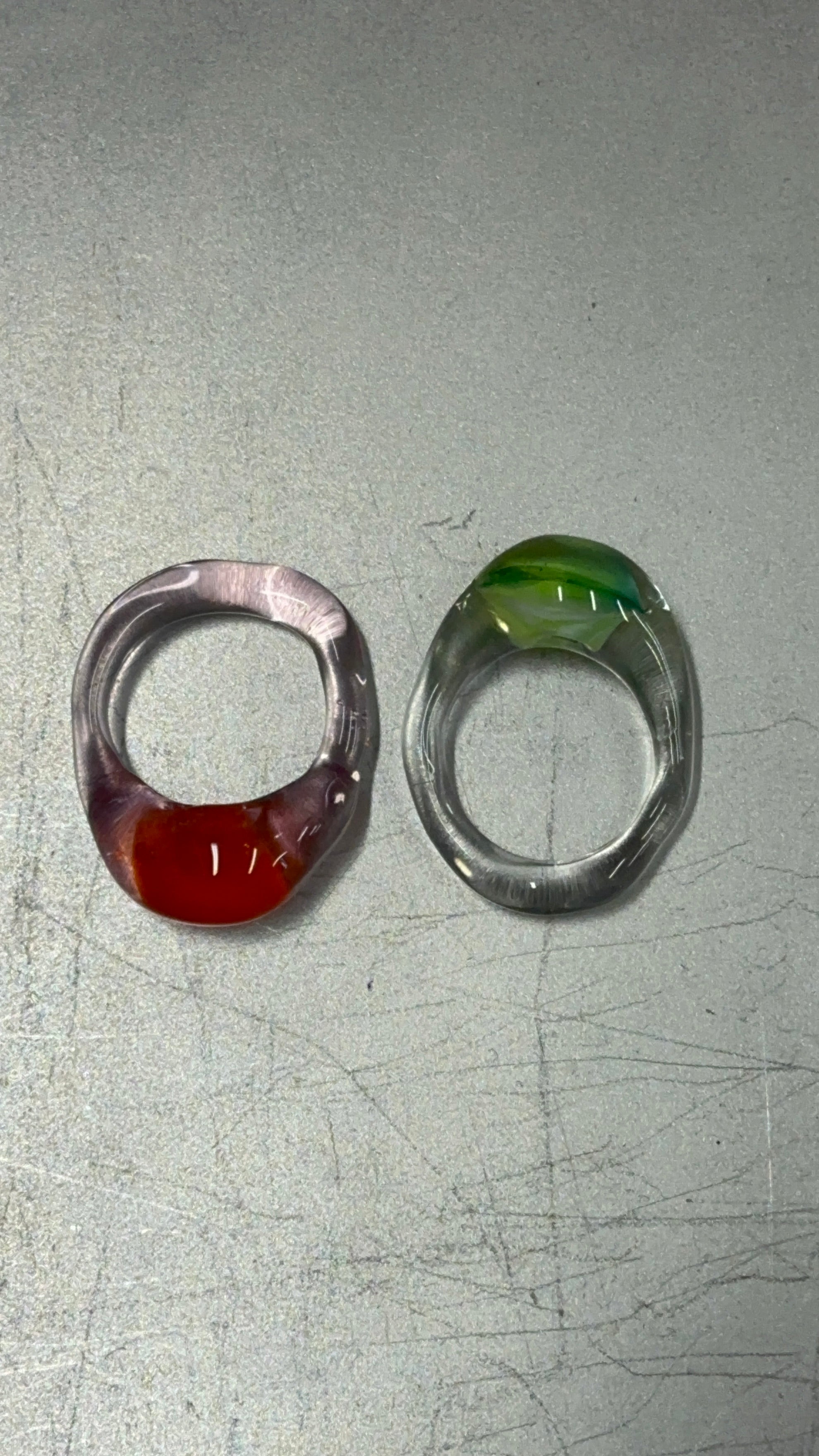 BESTSELLER Anillo burbuja verde