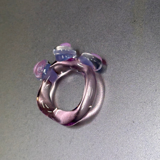 Anillo bolitas aplastadas