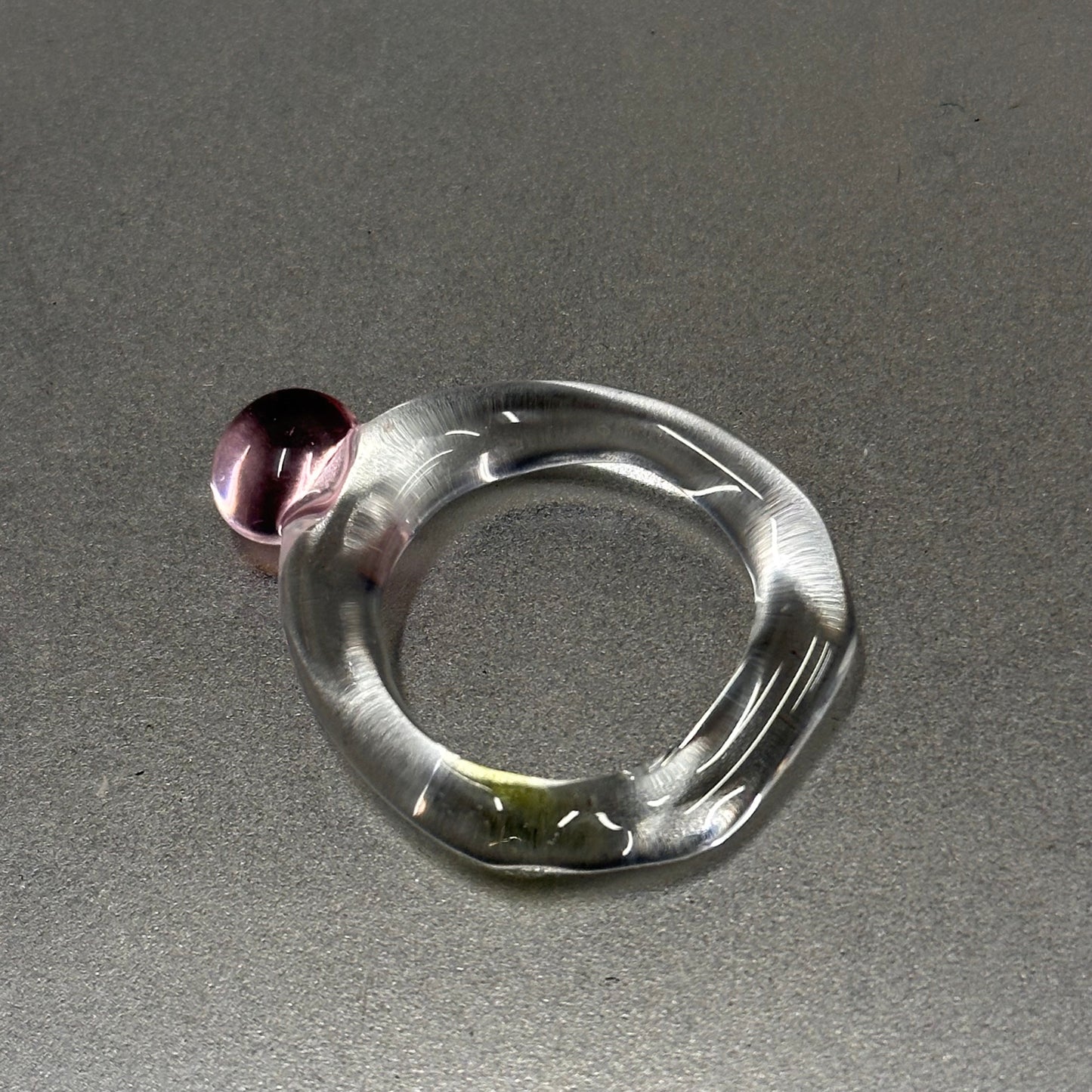 Anillo bolita rosa