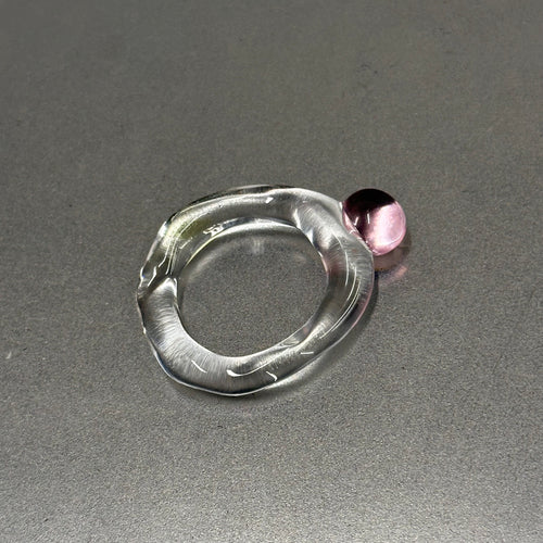 BESTSELLER Anillo bolita rosa