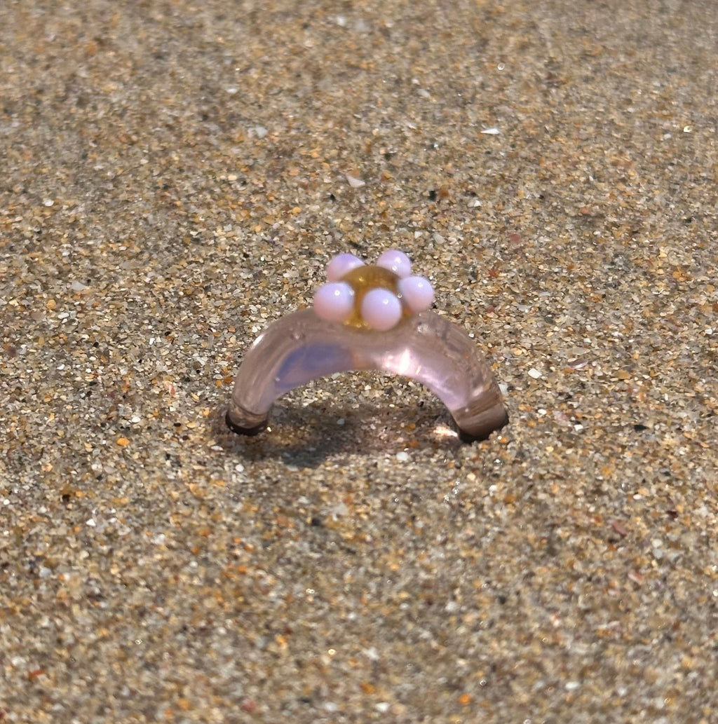 BESTSELLER Anillo florecita rosa