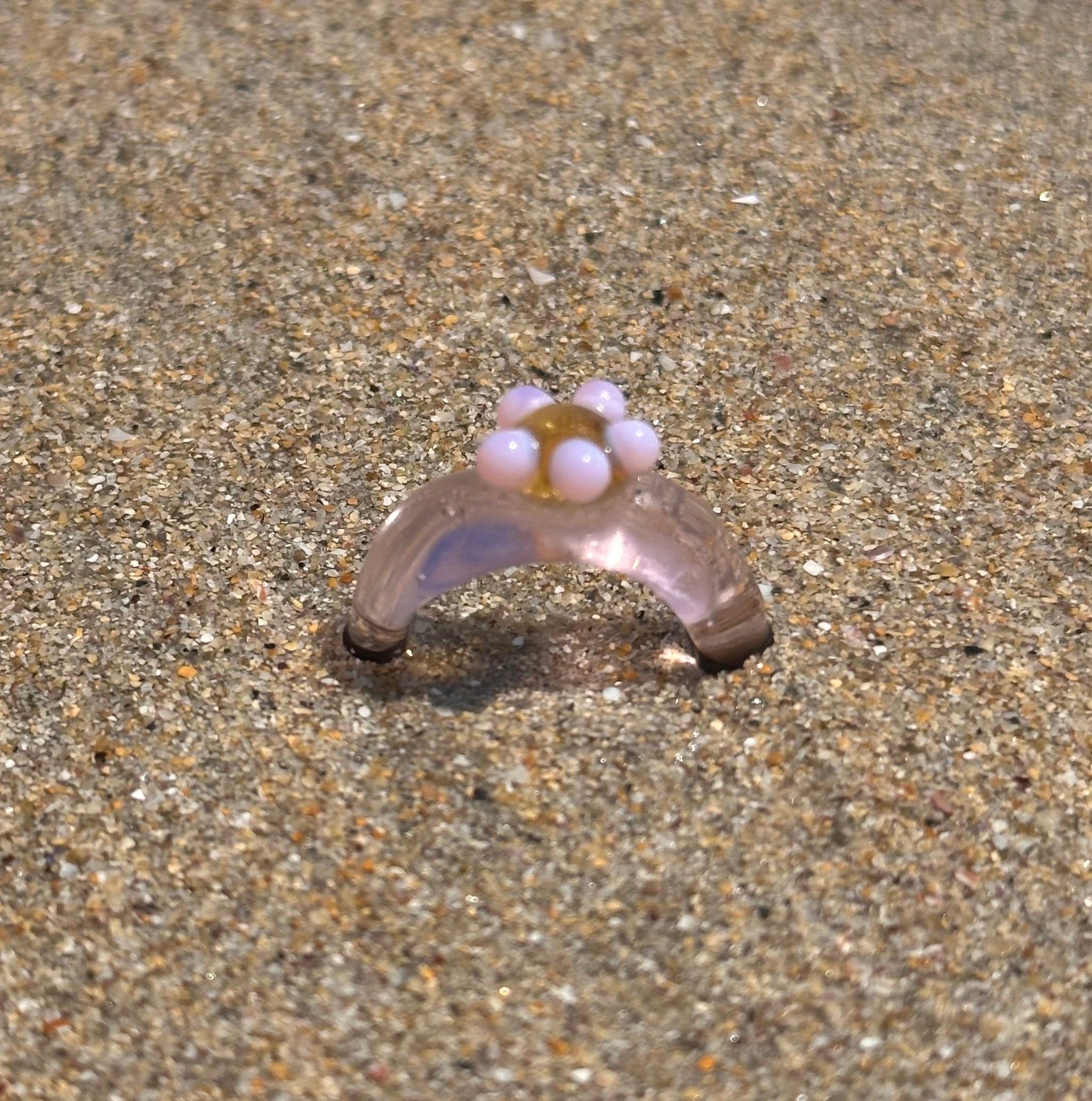 BESTSELLER Anillo florecita rosa