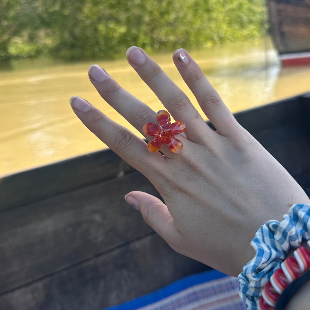 SUMATRA | Anillo flor hippie especial