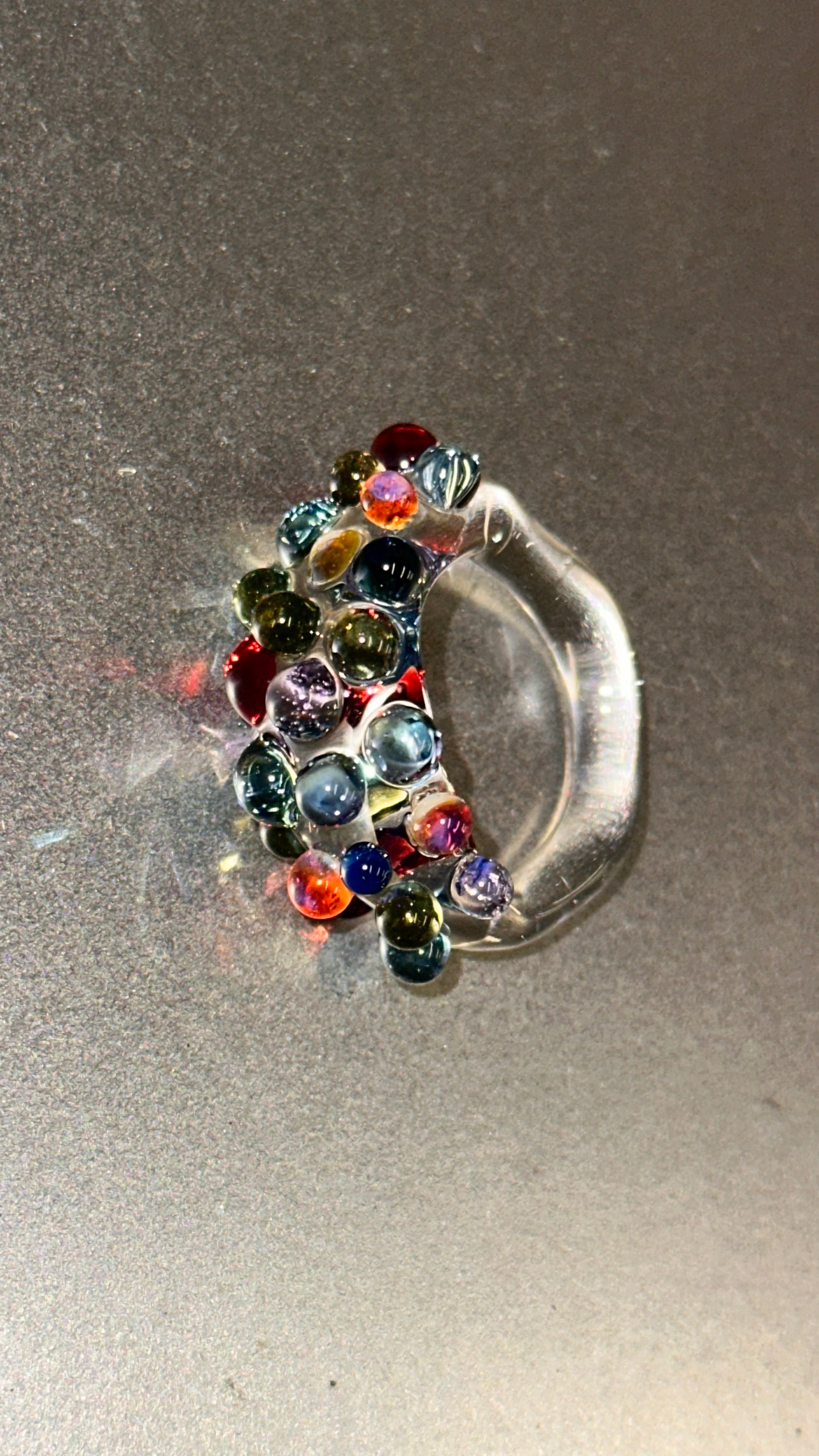 BESTSELLER Anillo bolitas multicolor