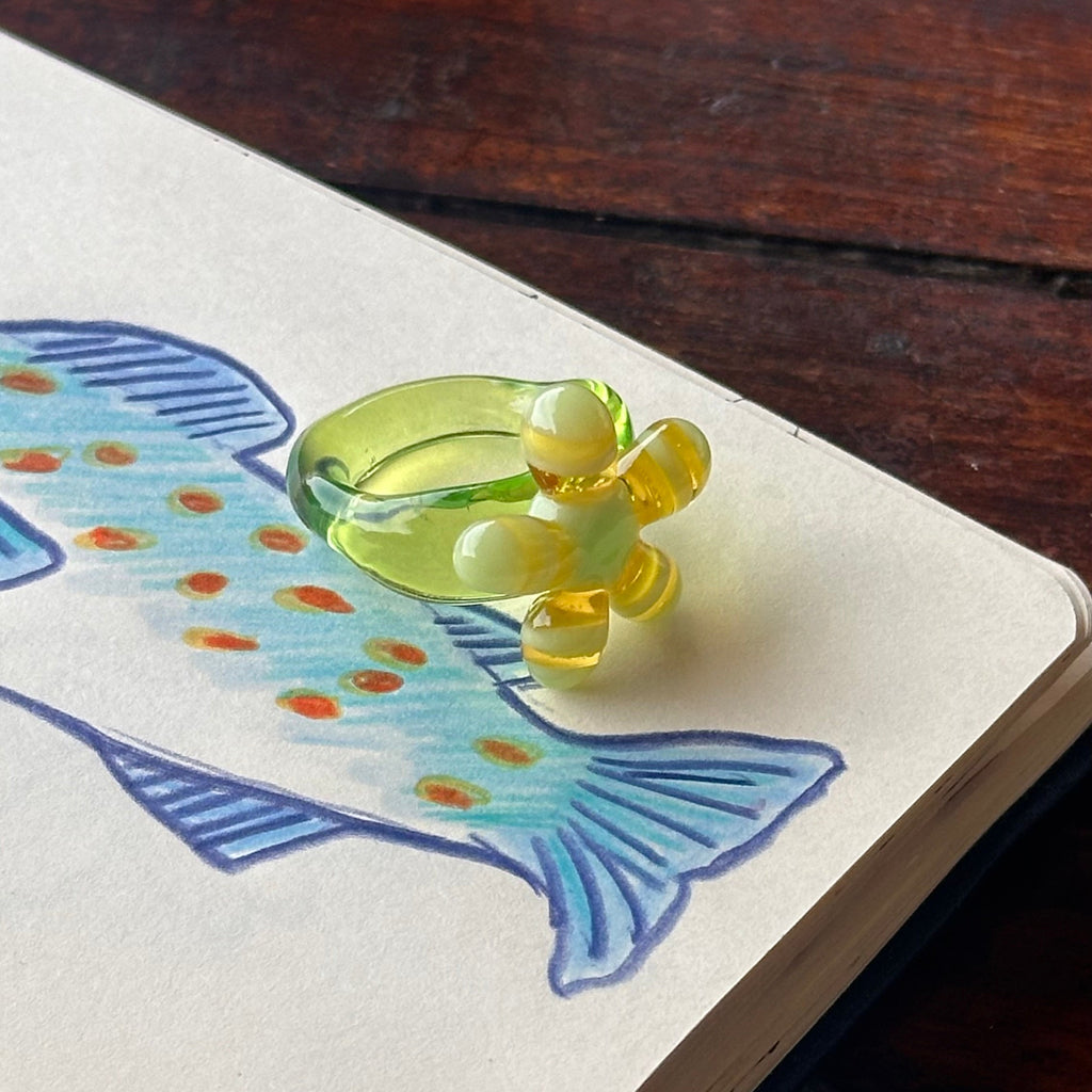 SUMATRA | Anillo flor hippie