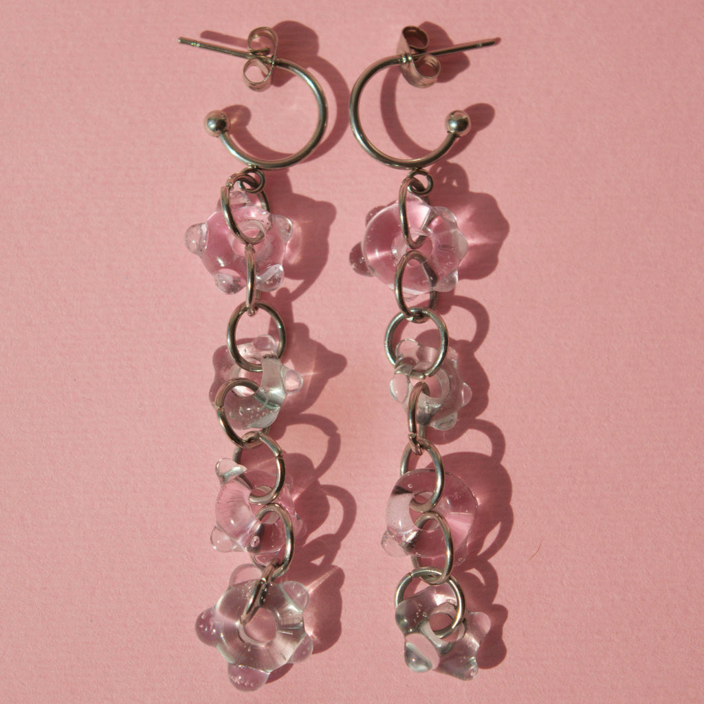 SELF JOY | Pendientes cadena de bolitas