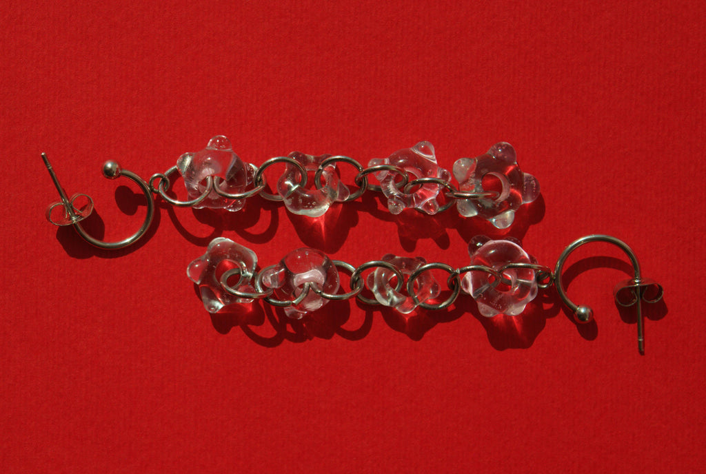 SELF JOY | Pendientes cadena de bolitas