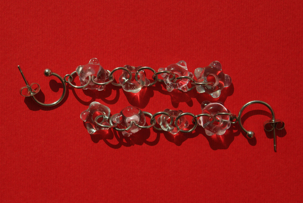 SELF JOY | Pendientes cadena de bolitas