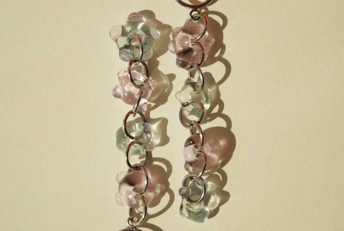 SELF JOY | Pendientes cadena de bolitas