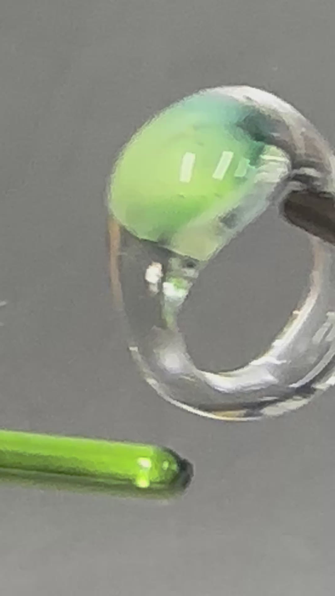 BESTSELLER Anillo burbuja verde