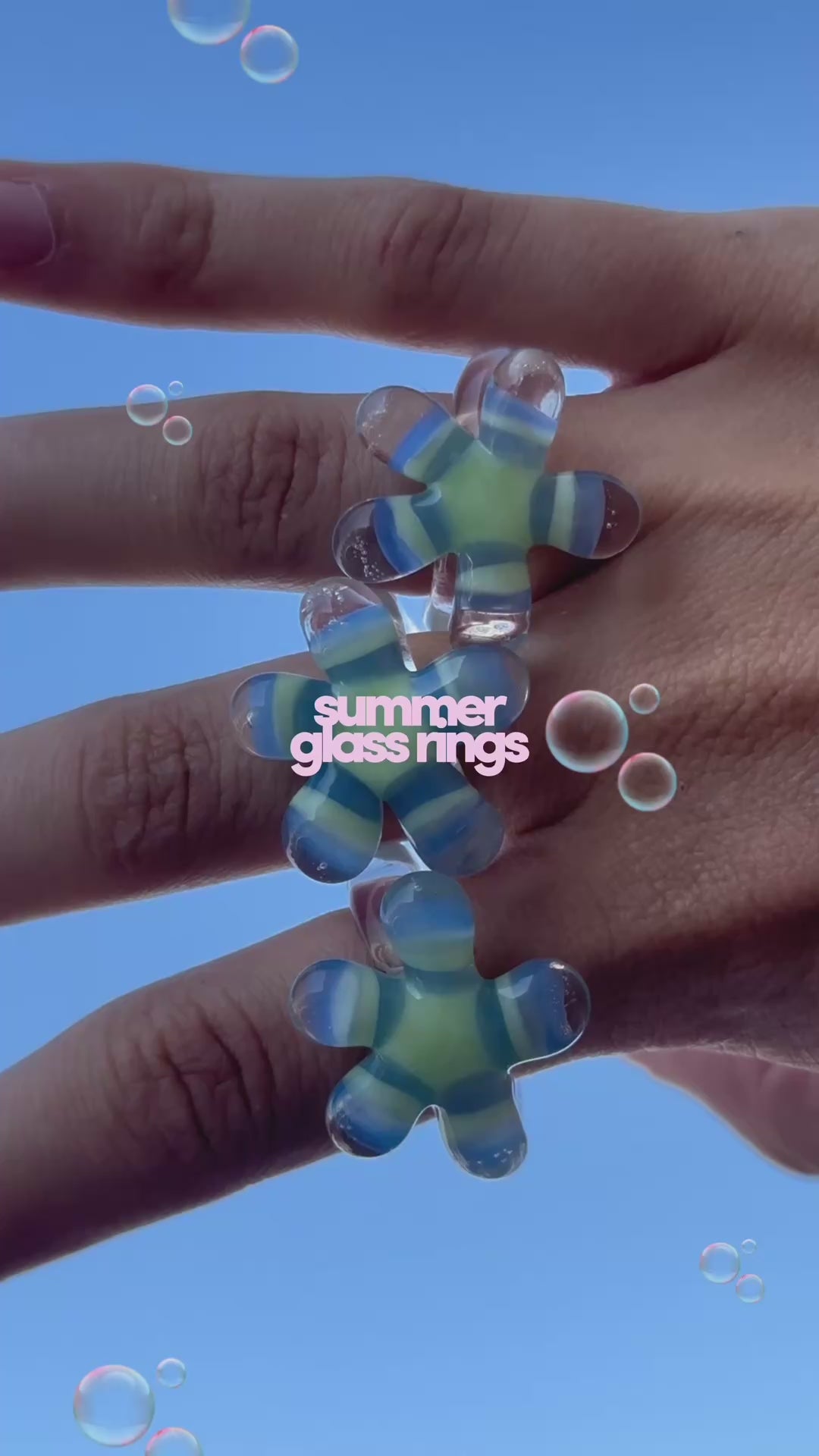 Anillo flor hippie